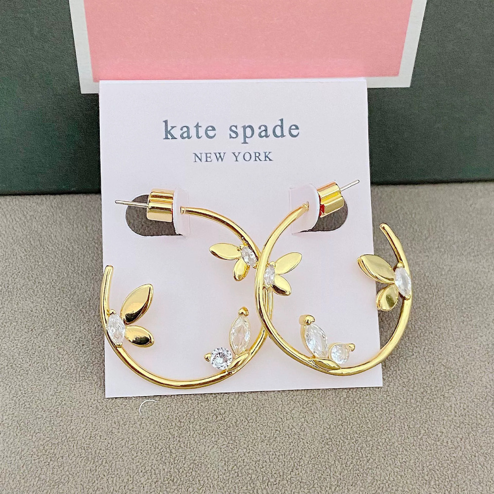 kate spade CZ Dancing Butterfly Smooth Earrings